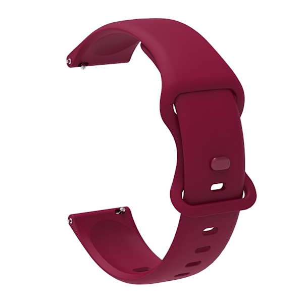 Viininpunainen Viininpunainen 22mm yhteensopiva Xiaomi Haylou Rt Rs3 Ls04 / Ls05s -kellonrannekkeen kanssa 22mm