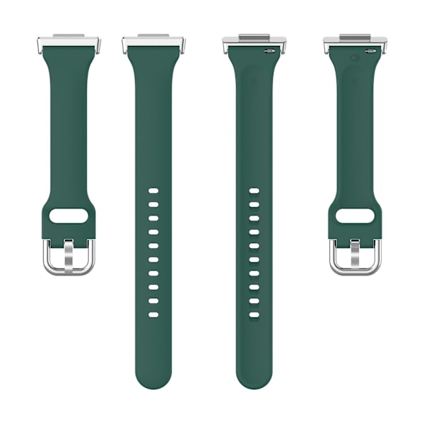 Green Green kompatibel med Huawei Watch Fit 2 Silikone Urrem, Størrelse: s