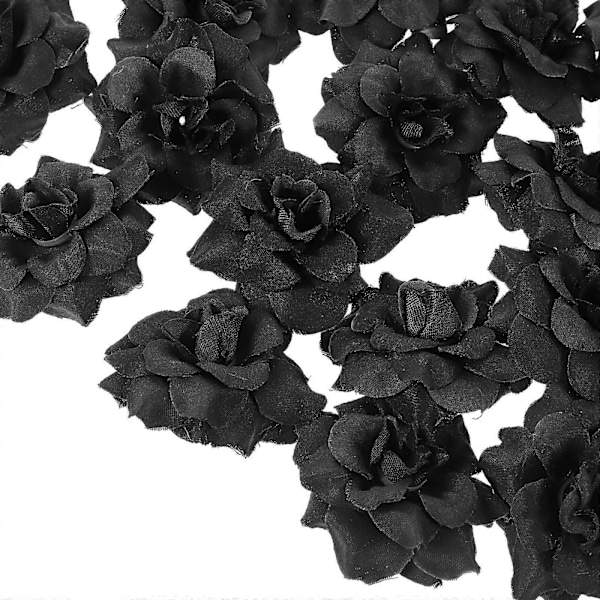 50 stk. Blå Kjole Bryllup Blomstrende Roser Kunstige Rose Blomster Silke Rose Blomster Silke Blomsterhoder Håndverk