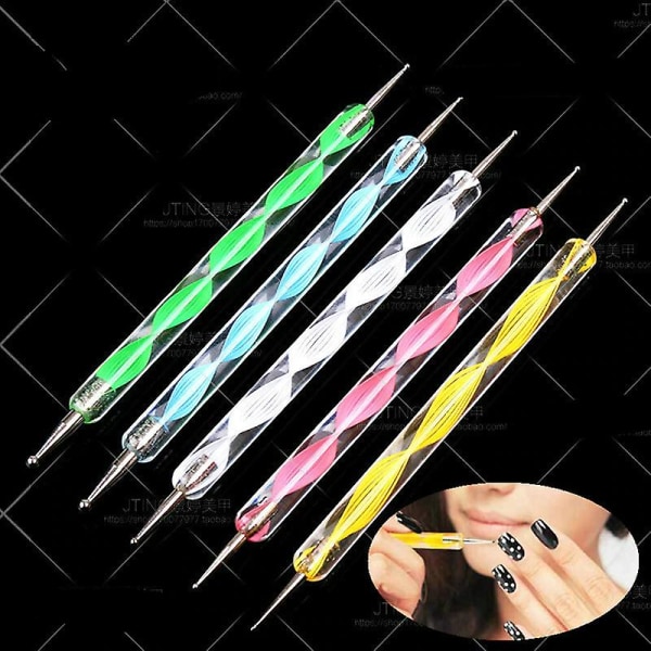 Nail Art Dotting Painting Penna - Manikyrsats Random 1 Piece