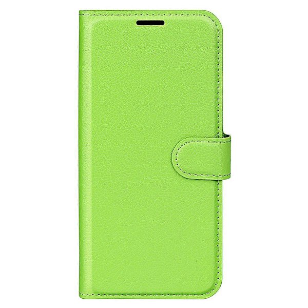 För Xiaomi 15 Fodral Litchi Textur Stötsäkert Läder Plånboks Telefonfodral Green