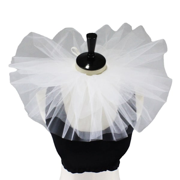 Dame falsk krage Avtakbar halv Puffet Sceneopptreden St Black