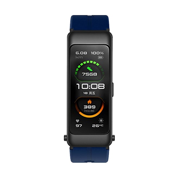 Mørkeblå Mørkeblå kompatibel med Huawei Talkband B6 Silikon Klokkereim