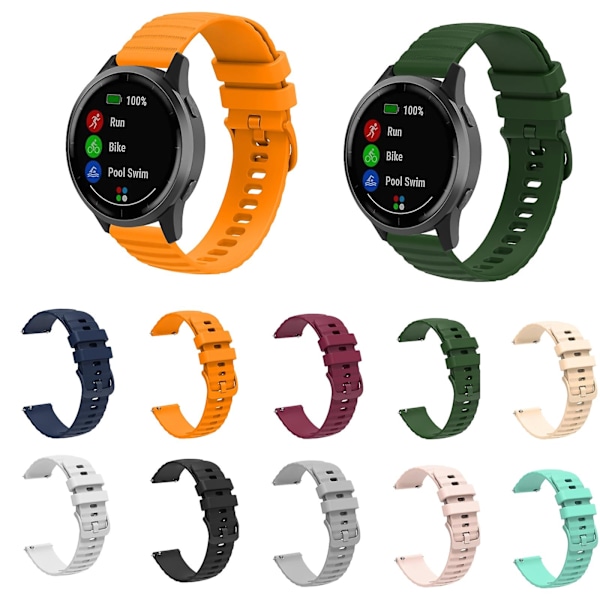 Yksivärinen silikoninen ranneke, yhteensopiva Xiaomi Mi Watch Color -kellon kanssa