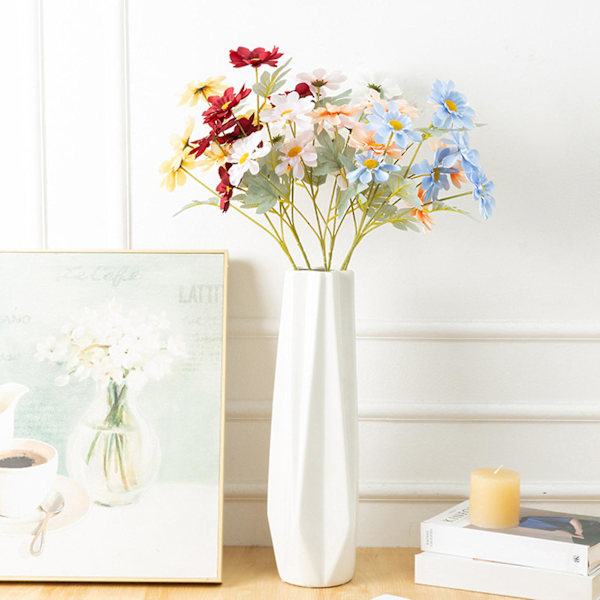 1 stk. Kunstig Blomst Håndlavet 6 Hoveder Bærbar DIY Dekoration Simulation Chrysanthemum til Fest