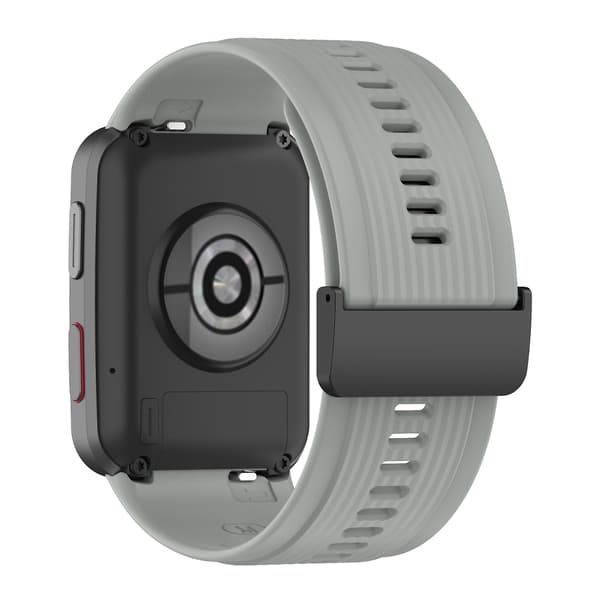 Grå Grå Silikone Urrem Med Spænde kompatibel med Huawei Watch D