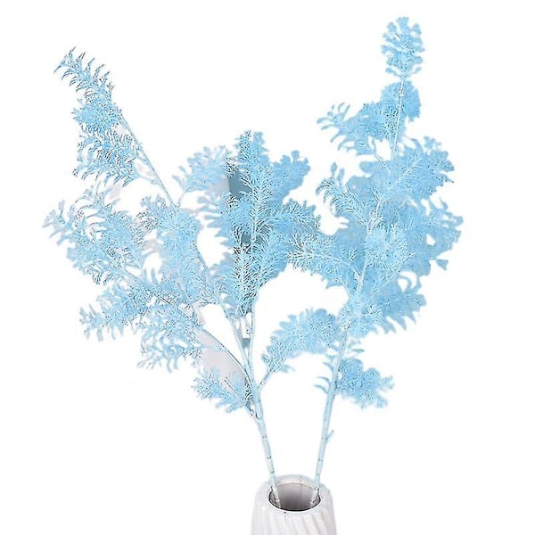 Simulerings Vanilj Bröllopsset Simuleringsväxt Skogsdekoration Projektlayout Falsk Blomma blue