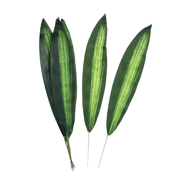 10 st Hög Simulering Växtblad Konstgjorda Dracaena Fragrans Blad Hem Kontor Café Butik DIY Dekorationer