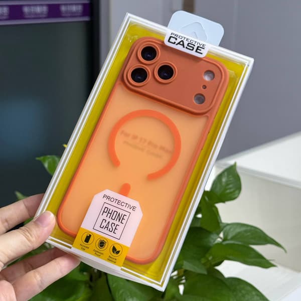 Etui til iPhone 17 Magnetisk Orange Noz36845