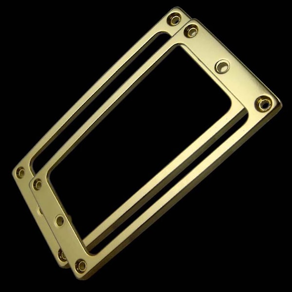 Metallinen Humbucker-mikrofonin asennusrengassarja, litteä pohja sähkökitaralle, 4 mm