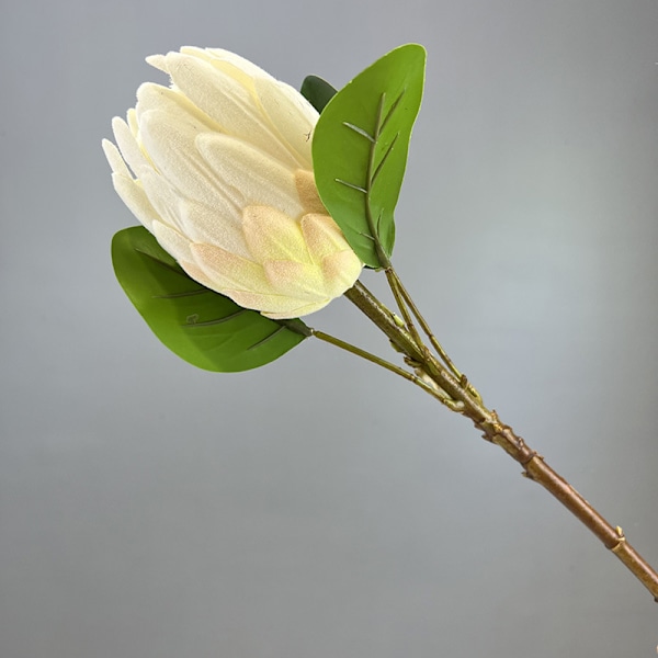Boligindretning Kunstige Blomster Falsk Blomsterarrangement Kongeprotea til Stuebord Midterstykke Orange
