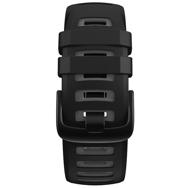 Musta Harmaa Musta Harmaa yhteensopiva Garmin Instinct -silikoni rannekkeen kanssa