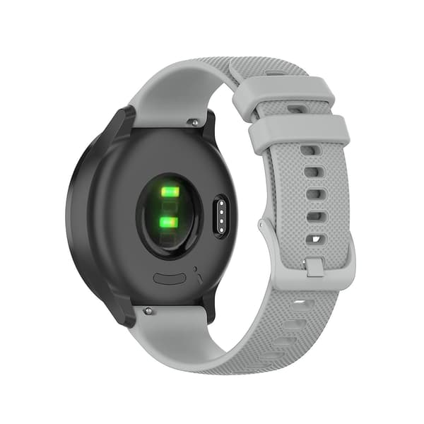 Grå Grå 22mm Rutete Silikonrem kompatibel med Xiaomi Watch S1