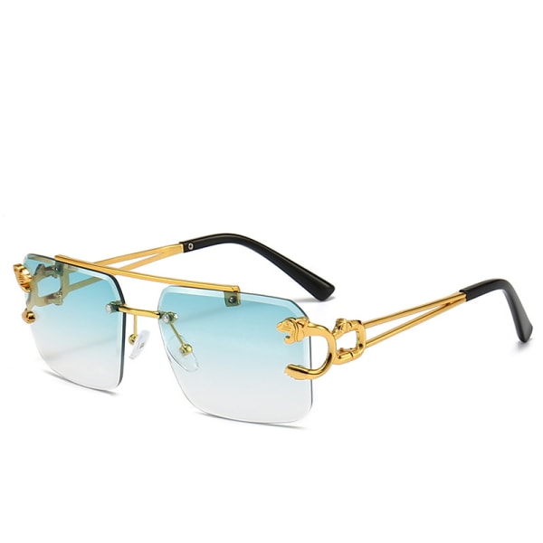 Solglasögon Leopard Huvud Ben Kvinnor UV-skydd i koreansk stil med stora  kanter Solglasögon Gold Frame gray piece 99b5 | Gold Frame gray piece |  Fyndiq