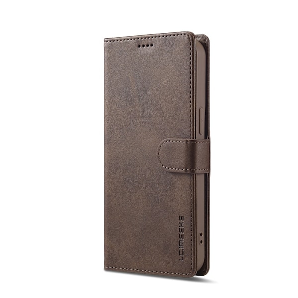 Etui til iPhone 13PROMAX Brun Flip Wallet med Kortholder