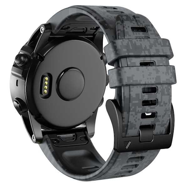 Digital Digital Camouflage Silikone Urrem kompatibel med Garmin Fenix 7x