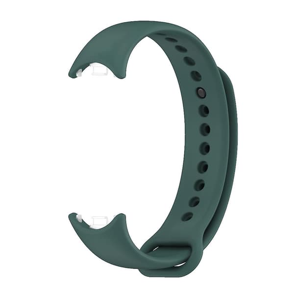 Kråkeblå Kråkeblå Mijobs Solid Farge Silikonrem kompatibel med Xiaomi Mi Band 8