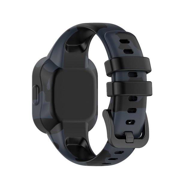Kamouflage Grå Kamouflage Grå kompatibel med Garmin Vivofit Jr3 Silikon Tryckt Klockarmband