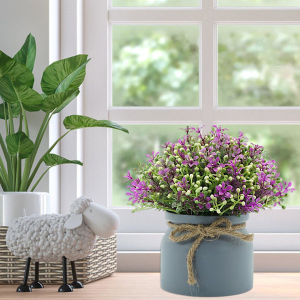 Kunstig Blomst, Flott Utseende, Vakker Dekorativ Falsk Levende Falsk Blomst Simuleringsplante Dekor