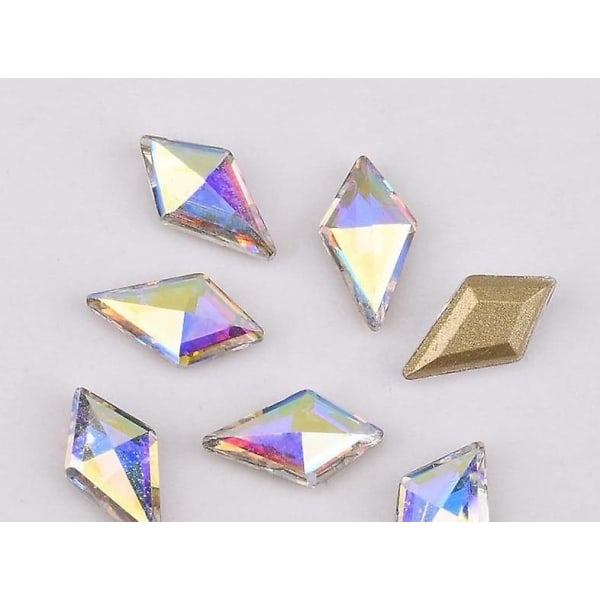 Kristaller Diamantsten Strass Ab Glas Rhinestones För 3d Nails Art QB221