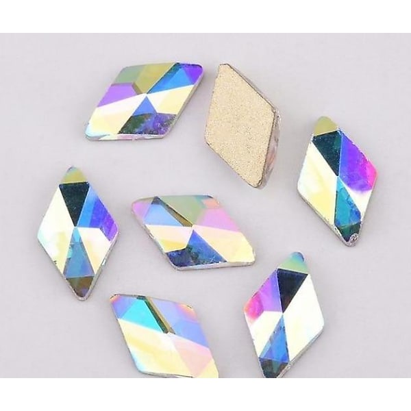 Kristaller Diamantsten Strass Ab Glas Rhinestones För 3d Nails Art QB246A
