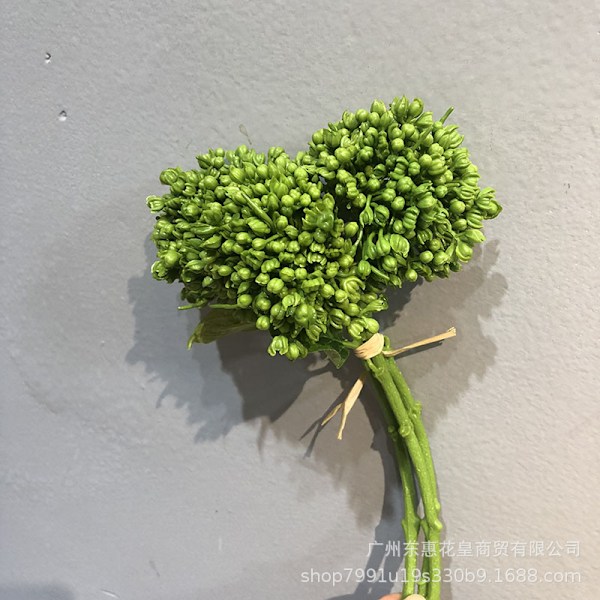 Blød Gummi Hortensia Frugt Sensorisk Blomkål Boligindretning Blomsterkunst Milan Rekvisitter Kunstige Blomster green