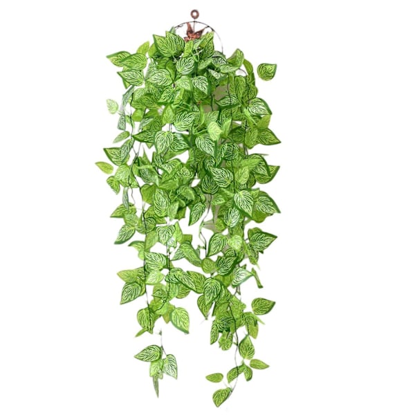 1 Bukett Kunstig Plante Ser Ut Som 5 Greners Simulering Grønn Scindapsus Cirrus Plante Hjemmeinnredning K