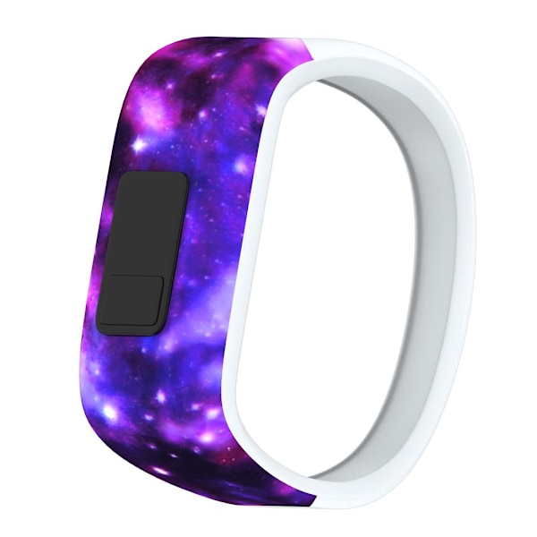 Lilla Lilla Gul Lyn Silikonerem kompatibel med Garmin Vivofit Jr, Stor