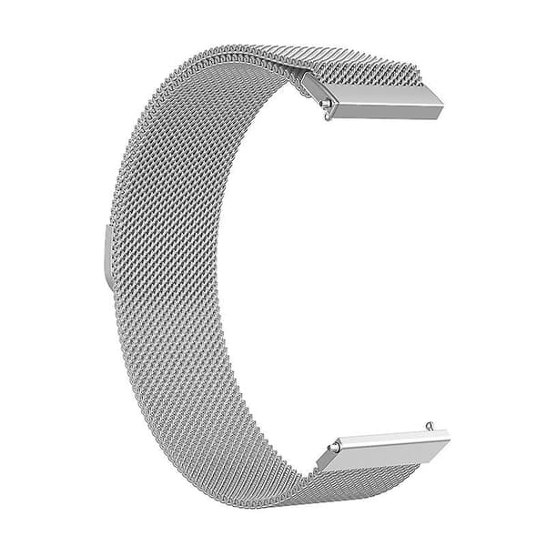Sølv Sølv kompatibel med Honor Magic Watch 2 / Galaxy Active2 22mm Milan Rustfrit Stål Mesh Urrem