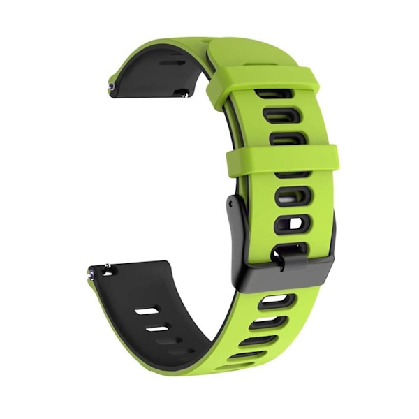 Grøn Sort Grøn Sort Urrem 20mm kompatibel med Garmin Vivoactive 3 / Venu