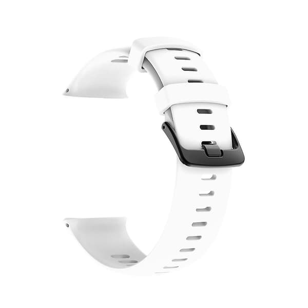 Vit Vit Silikonklockarmband kompatibelt med Polar Vantage V2