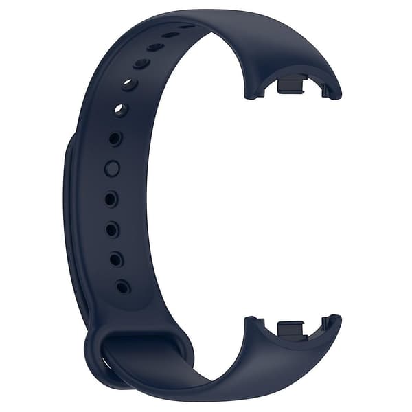 Midnattsblå Silikonplugg Klockarmband kompatibelt med Xiaomi Mi Band 8