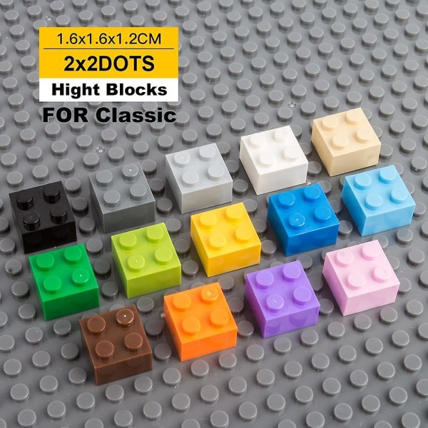 Small Building Block Pixel Building Blocks-pedagogisk leksak Black