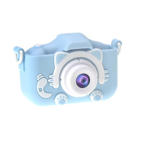 2,0 tums skärm 12 mp barn mini digitalkamera 600 mah batteri Blue cat