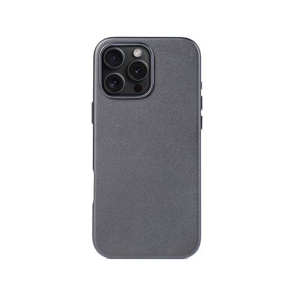Etui til iPhone 16 magnetisk + animation sort Full-Body læder