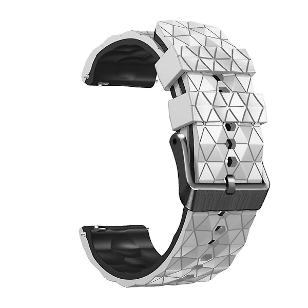 Valkoinen Musta Valkoinen Musta Silikonihihna yhteensopiva Xiaomi Watch S1:n kanssa