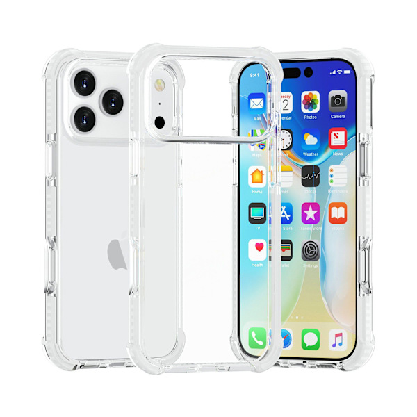 Etui til iPhone 14 Pro Max Hard Corners Clear White