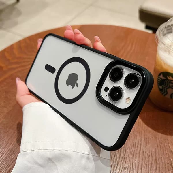 Etui til iPhone 14 Pro Klar Magnetisk Klar Sort Noz34767