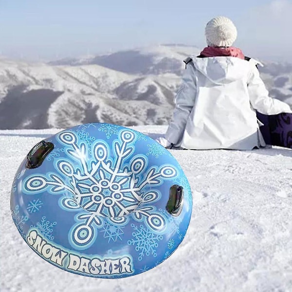 Ny uppblåsbar snötub för kraftig snösläde med tjocklek som är kompatibel med barn