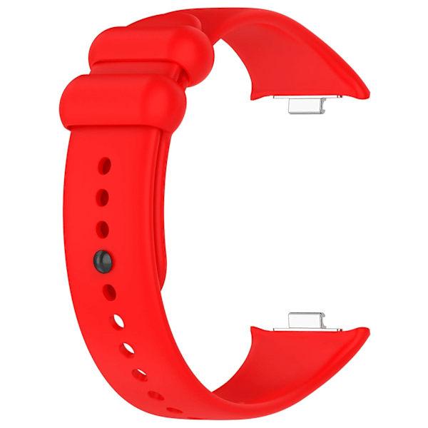 Rød Ensfarvet Silikonerem kompatibel med Xiaomi Mi Band 8 Pro