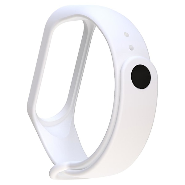 Hvit Hvit Silikon Klokkereim kompatibel med Xiaomi Mi Band 3