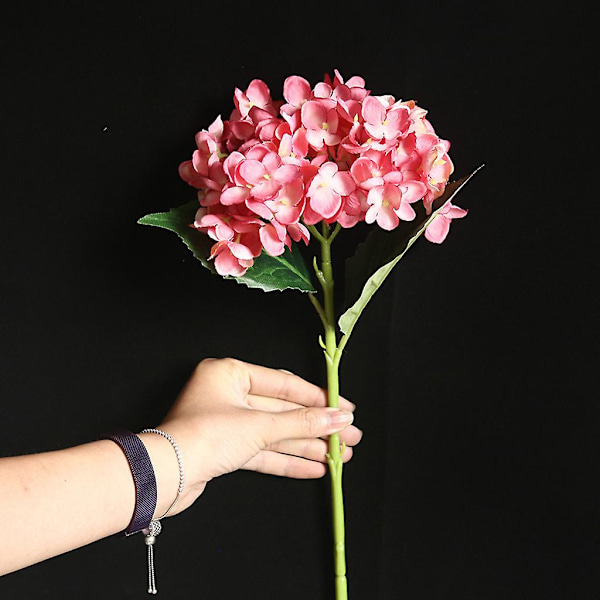 Konstgjord blomma hortensia Falsk sidenblomma Hem Bröllopsfest Blomsterdekor H