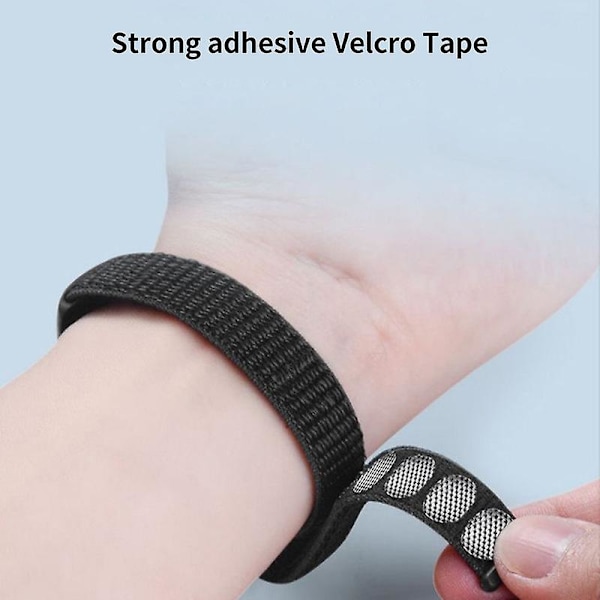 Vit Vit ENKAY Skärmskydd + Nylonarmband kompatibelt med Xiaomi Mi Band 8