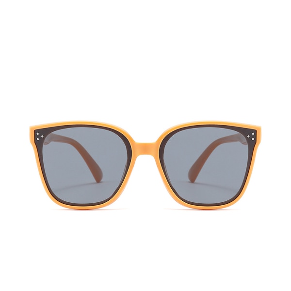 Barnsolglasögon Silikon UV-skydd Polariserat ögonskydd Modesolglasögon Solskyddsglasögon Yellow Frame Black and Grey lens