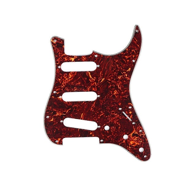 Pick Guard Slagplade til 11 Hullers Guitar Tilbehør 12 Farver Valgfri Magma