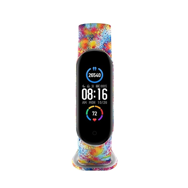Splash Ink Splash Ink kompatibel med Xiaomi Mi Band 5 Tpuwatchband