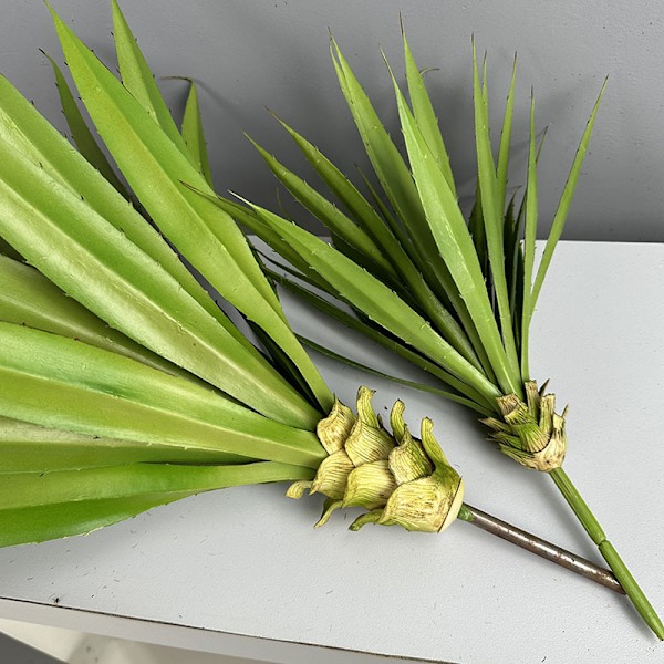 Kunstig Sværdlilje Landskab Sukkulent Restaurant Bar Grøn Plante Dekoration Falsk Enkelt Grøn Agave Small Gladiolus