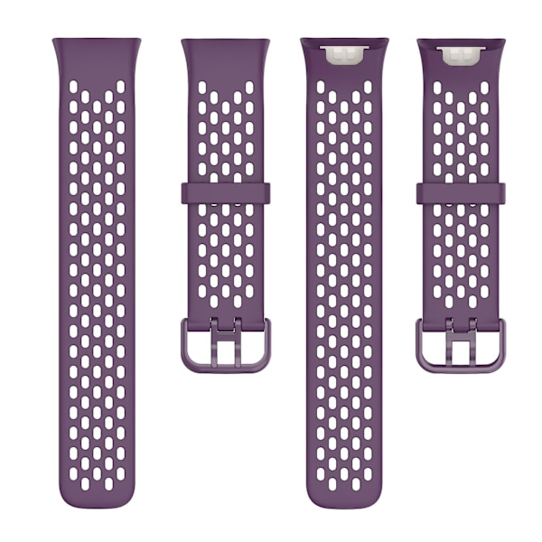 Mörk Lila Mörk Lila TPU Klockarmband kompatibelt med Xiaomi Mi Band 7 Pro
