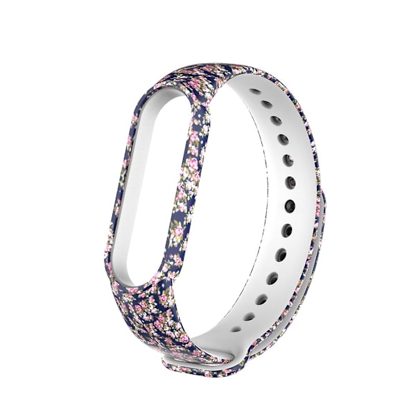 Blå Rose Blå Rose kompatibel med Xiaomi Mi Band 5 Tpuwatchband