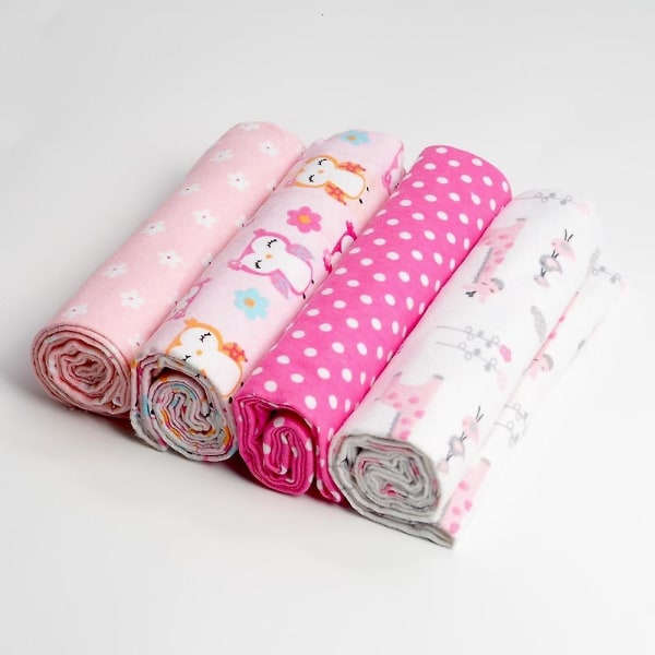 Cotton Baby Swaddles-mjuka nyfödda filtar S